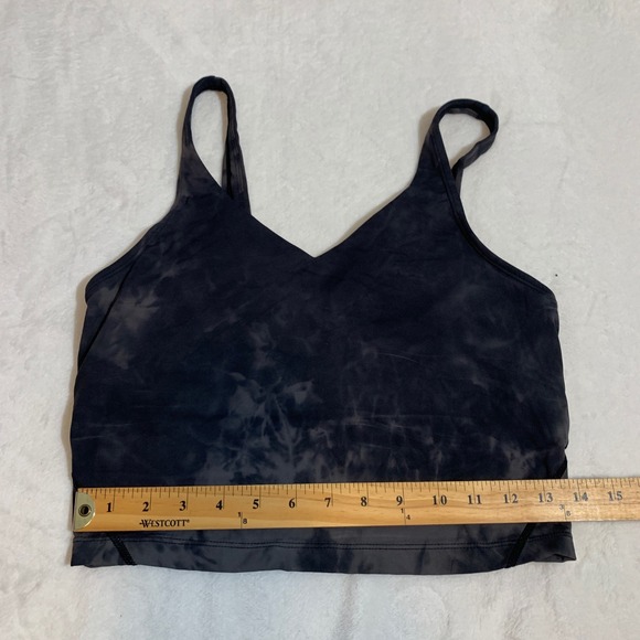Oalka Tie Dye Crop Tank Top Bra Athletic Workout Athleisure Women's Size M - Picture 2 of 6
